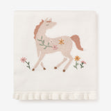 Pony Meadow Knit Blanket