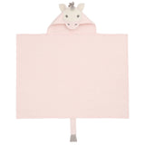 Pink Unicorn Hooded Baby Bath Wrap