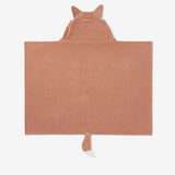 Rust Fox Hooded Baby Bath Wrap