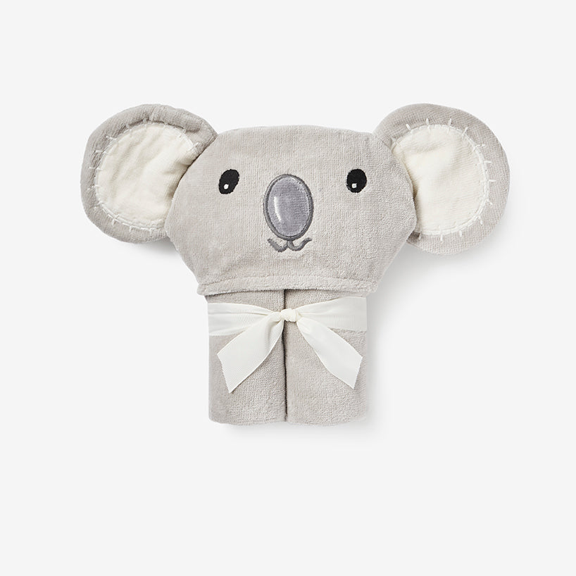 Koala Hooded Baby Bath Wrap