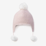 Sofia & Finn Pale Pink Pom Pom Baby Hat