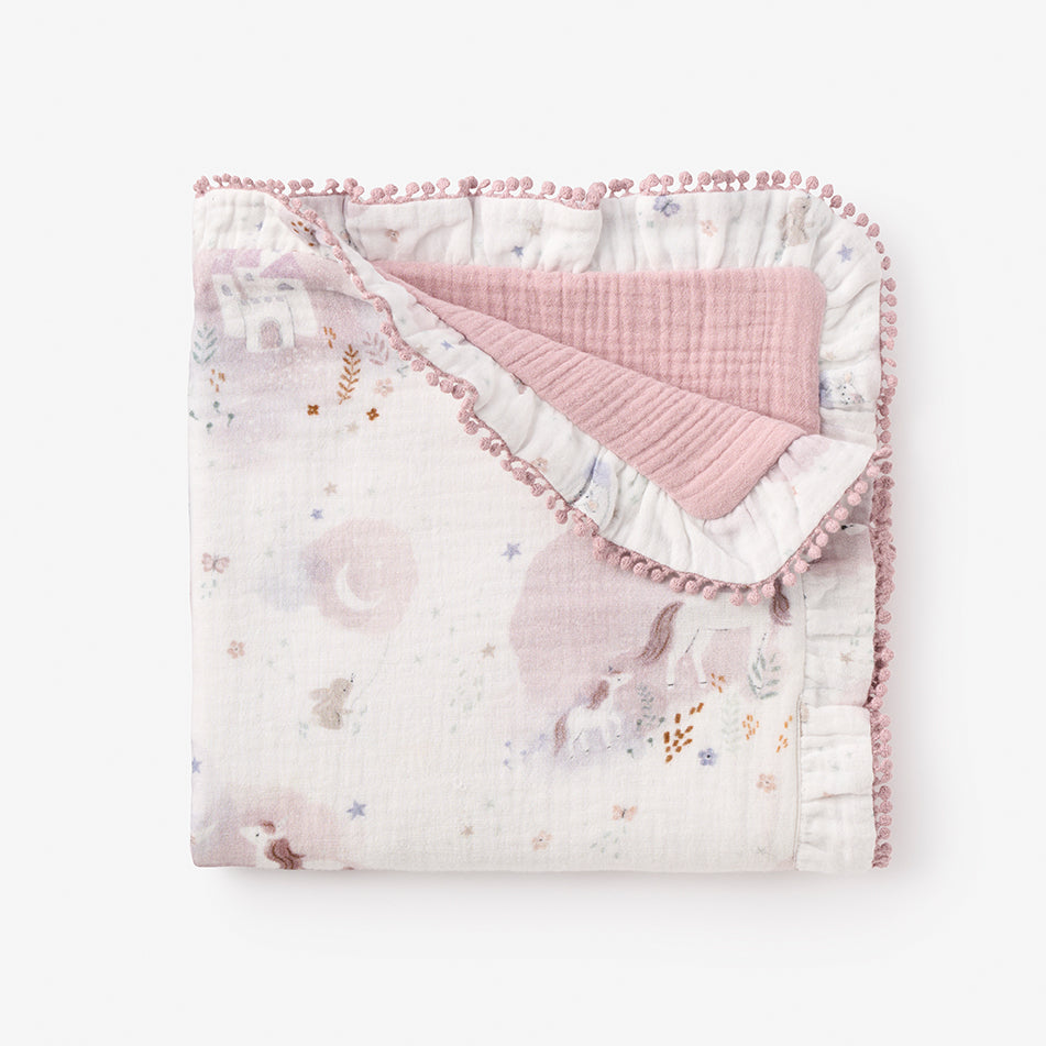 Fairytale Wonderland Organic Muslin Security Blanket