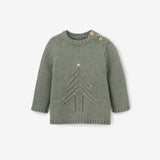 Green Christmas Tree Knit Pullover