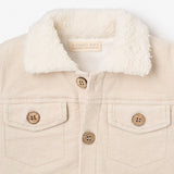 Rainy Day Corduroy Jacket with Sherpa Trim