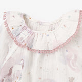 Fairytale Wonderland Organic Muslin Top & Bloomer Set