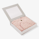 Pale Pink Horseshoe Cable Knit Cardigan & Hat Baby Boxed Gift Set