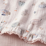 Tea Party Organic Muslin Security Blanket
