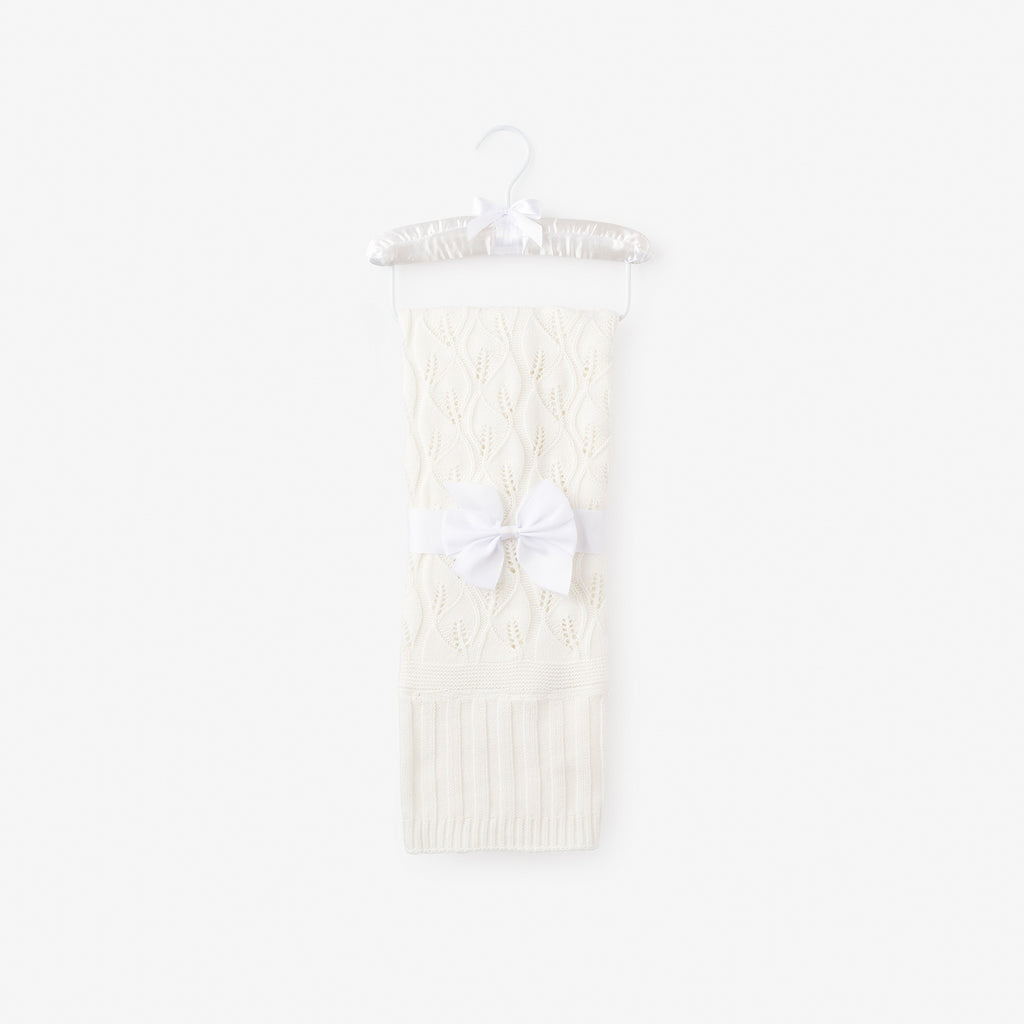 White Christening Shawl