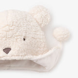 Polar Bear Aviator Sherpa Baby Hat