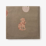 Dinosaur Cotton Knit Baby Blanket