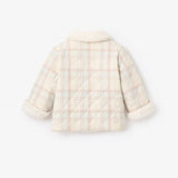 Reversible Plaid Sherpa Quilted Jacket