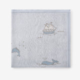 Sea Creature Cotton Knit Blanket