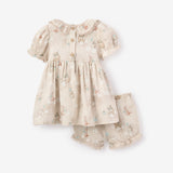 Birthday Print Organic Cotton Muslin Dress