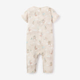 Birthday Print Organic Cotton Muslin Jumpsuit