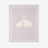 Elephant Feather Knit Baby Blanket