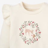 Forest Holiday Embroidered Organic Fleece Set