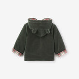 Velvet/Winter Tartan Reversible Coat