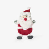 Holiday Plush & Knit Rattle Basket - 12PC