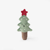 Holiday Plush & Knit Rattle Basket - 12PC
