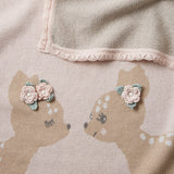 Fawn Knit Baby Blanket
