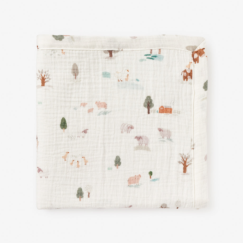 On the Farm Organic Muslin Security Blanket