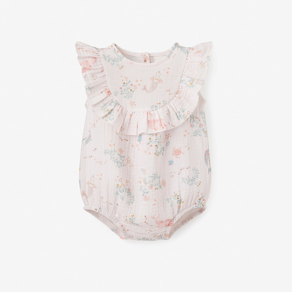 Sea Magic Organic Muslin Bubble Romper