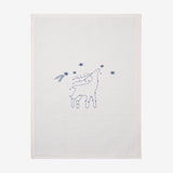 Hand Embroidered Magic Sky Deer Blanket