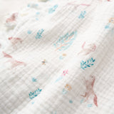 Pony Meadow Organic Muslin Fur Back Blanket