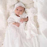 Girls' Gown & Bonnet Christening Gift Set