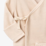 Taupe Velour Welcome to the World Layette Set