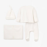 Whisper White Velour Welcome to the World Layette Set