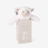 Cottonball the Lamb Snuggler Plush Security Blanket w/ Gift Box
