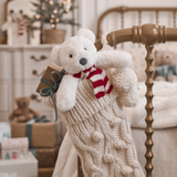 ‘Snowball' Polar Bear Snuggler Plush Security Blanket W/ Gift Box