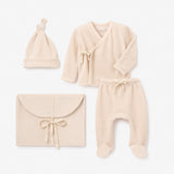 Taupe Velour Layette Set