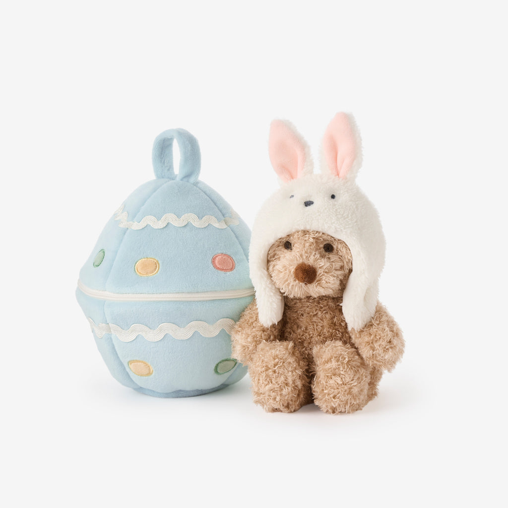 Plush Easter Bear + Egg Activity Toy