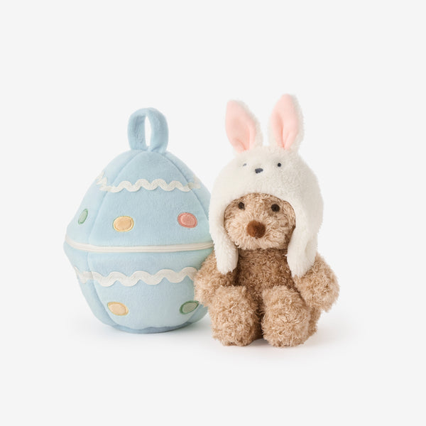 Plush Easter Bear + Egg Activity Toy