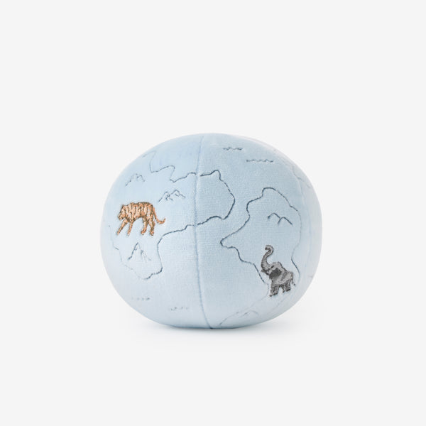 World Explorer Globe Plush Rattle