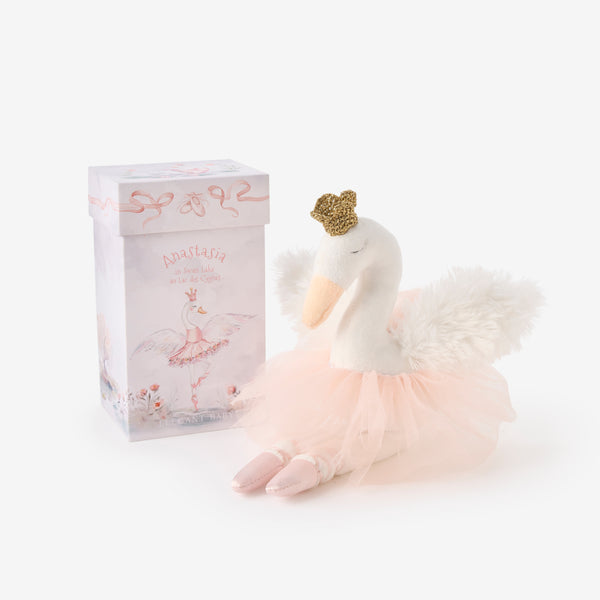 Anastasia The Ballerina Swan Plush Toy w/ Gift Box