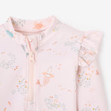 Pale Pink Flutter Sleeve Sea Magic Baby Rash Guard