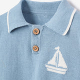 Nautical Knit Polo + Explorer Print Shorts