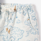 Nautical Knit Polo + Explorer Print Shorts