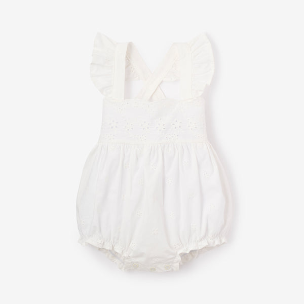 Eyelet Lace Bubble Romper