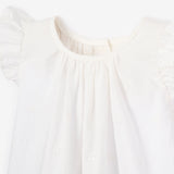 Eyelet Lace Flutter Sleeve Top + Swan Toile Bloomers