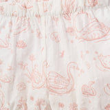 Eyelet Lace Flutter Sleeve Top + Swan Toile Bloomers