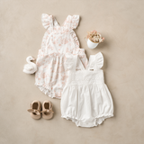 Eyelet Lace Ruffle Sunsuit