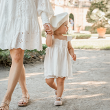 Eyelet Lace Ruffle Dress