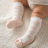 Ballet Knee-High Non Slip Baby Socks 2 Pack