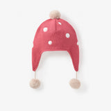 Mushroom Aviator Knit Baby Hat