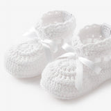 Christening Hand Crocheted Baby Booties