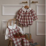 Winter Tartan Jon Jon + Shirt Set